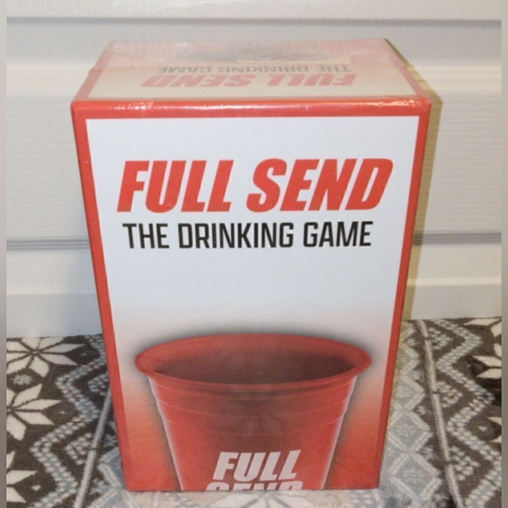 NEW FULL SEND The DRINKING GAME Card Cup PARTY FUN Nelk Boys QUICK SHIP